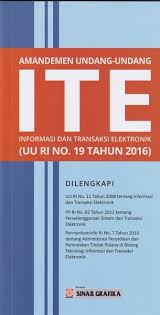 Amandemen Undang - Undang ITE informasi dan transaksi elektronik