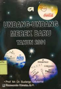 Image of Undang - undang merek baru tahun 2001