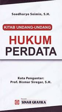 Image of Kitab Undang-undang hukum perdata