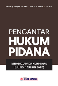 Image of Pengantar Hukum Pidana